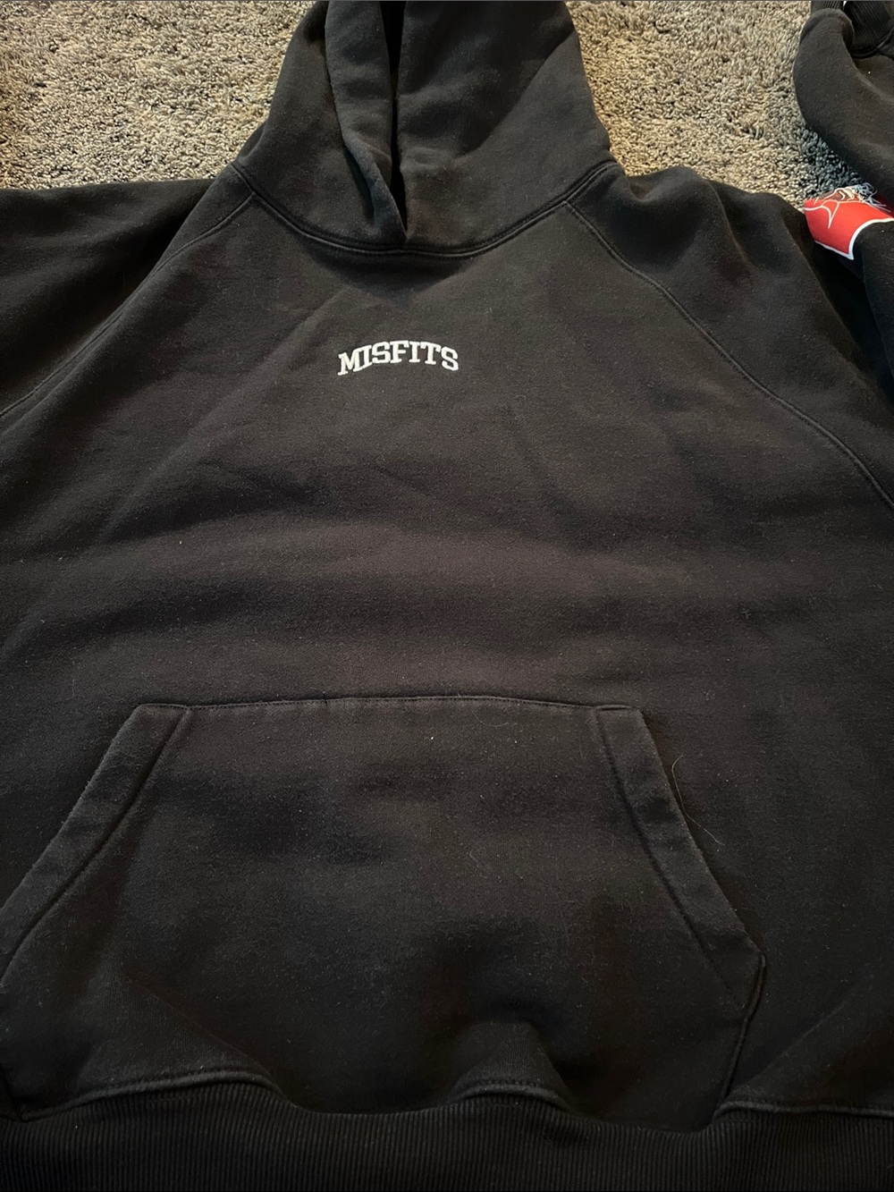 Corrupted Strength!  Misfits hoodie. Black with red and white design. 
Misfits. - Picture 9 of 11